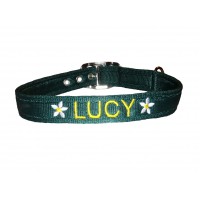 Personalised Embroidered Dog Collar - 1 " Wide