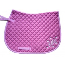 Personalised Embroidered Pony Saddle Cloth